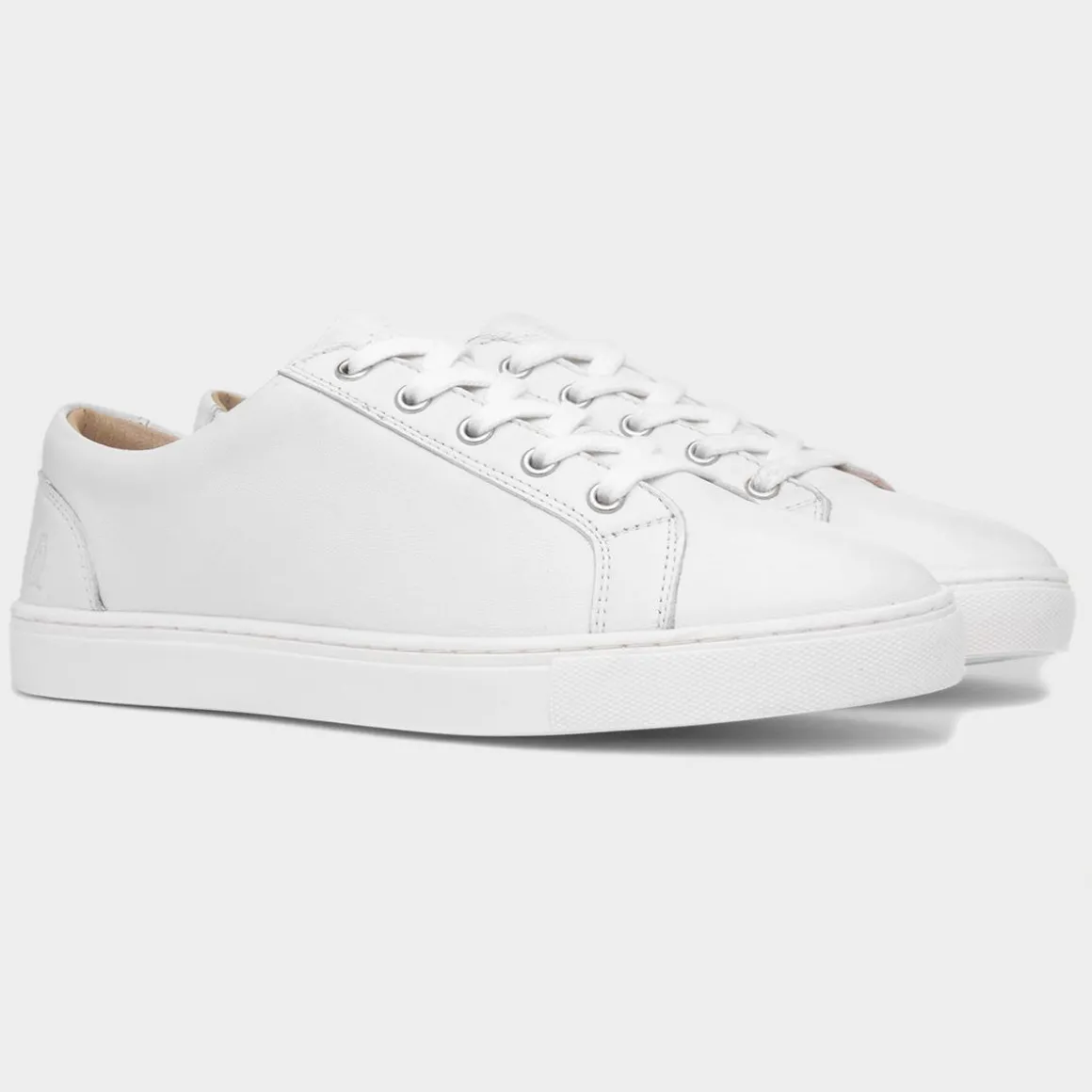 Hush Puppies Tessa Womens White Canvas