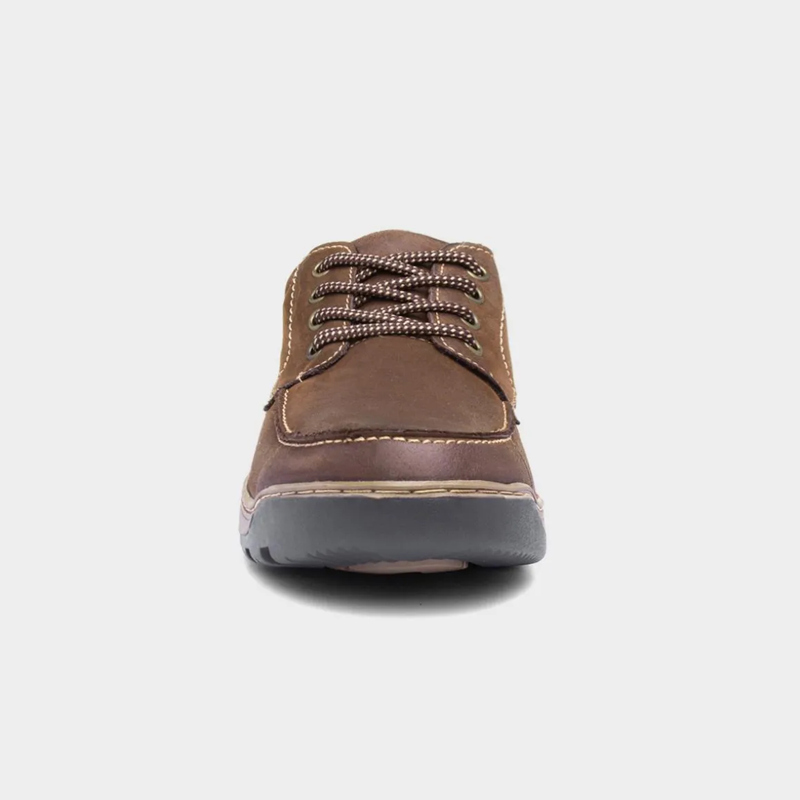 Hush Puppies Tucker Mens Brown Leather Shoe