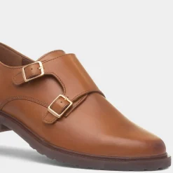 Hush Puppies Verity Womens Tan Monk Shoe