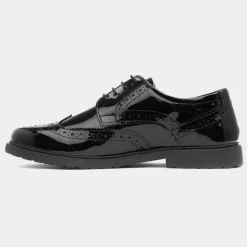 Hush Puppies Verity Womens Black Leather Shoe