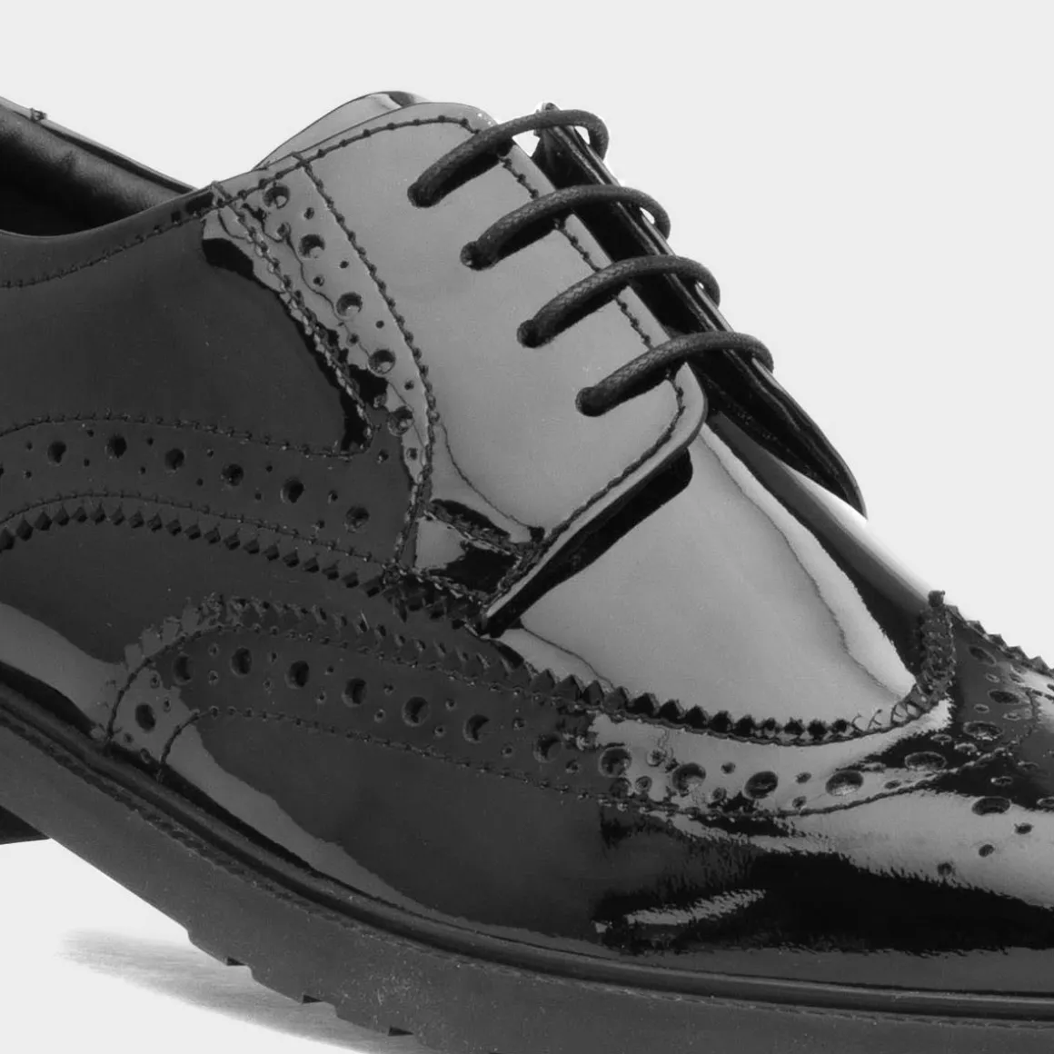 Hush Puppies Verity Womens Black Leather Shoe