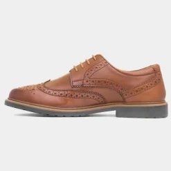 Hush Puppies Verity Womens Tan Leather Shoe