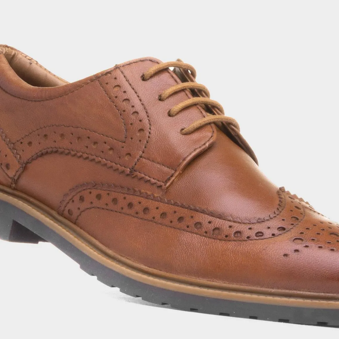 Hush Puppies Verity Womens Tan Leather Shoe