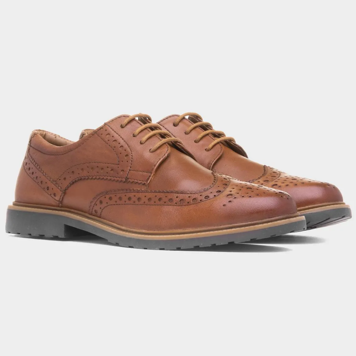 Hush Puppies Verity Womens Tan Leather Shoe