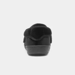 Jo & Joe Declan Mens Black Wider Fit Slipper
