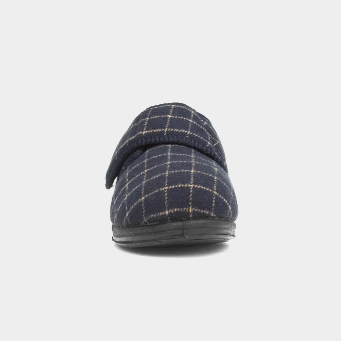 Jo & Joe Dennis Mens Navy Wider Fit Slipper