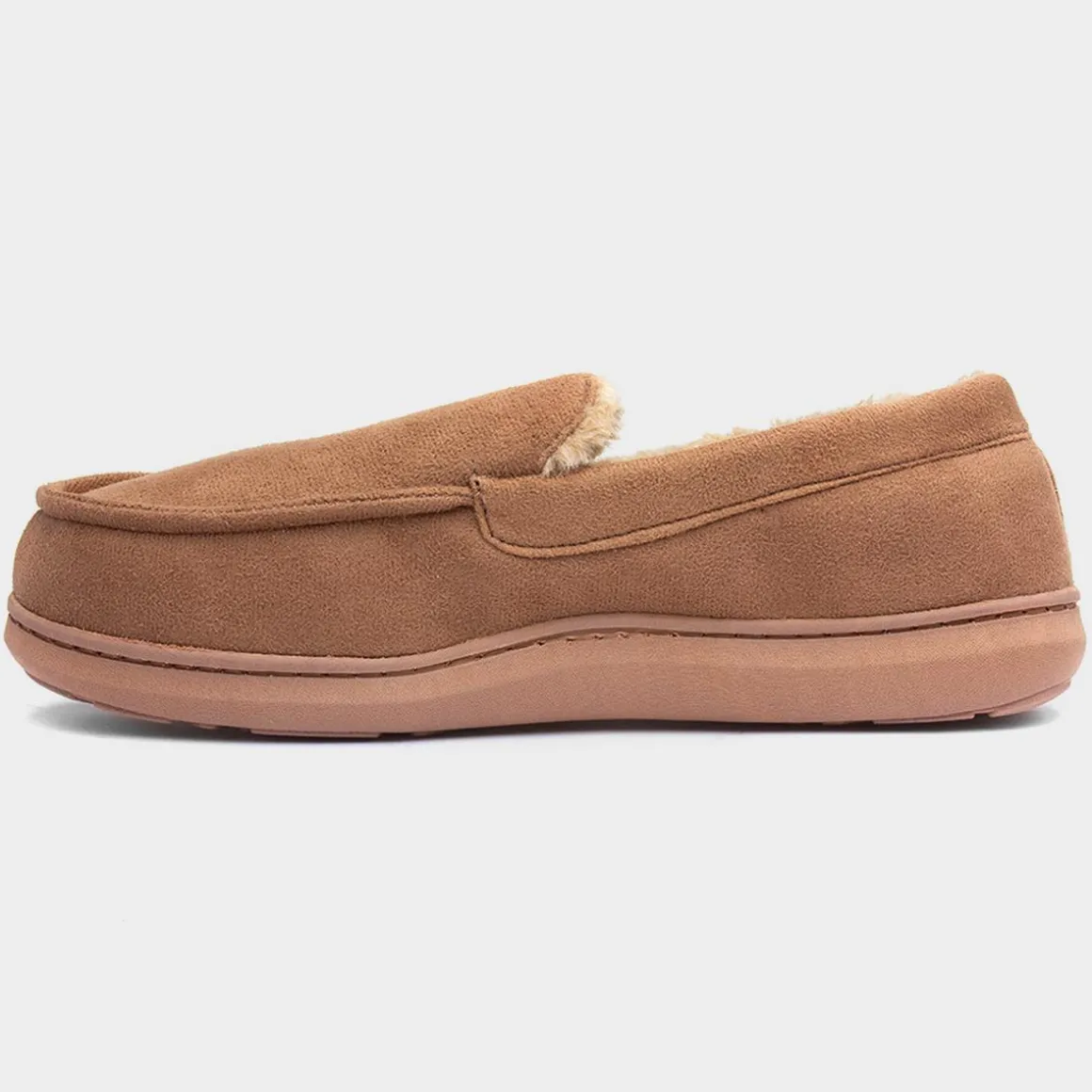 Jo & Joe Drysdale Mens Tan Moccasin Slipper