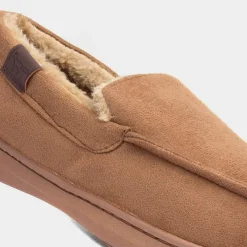 Jo & Joe Drysdale Mens Tan Moccasin Slipper