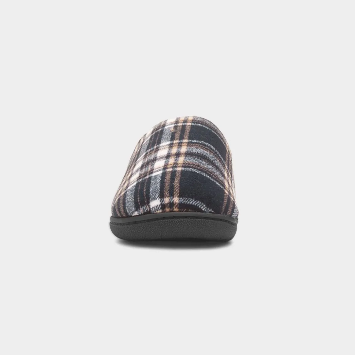 Jo & Joe Falkirk Mens Navy Tartan Mule Slipper