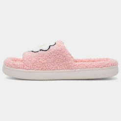 Jo & Joe Happy Womens Pink Slipper