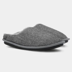 Jo & Joe Howard Mens Black & White Mule Slipper