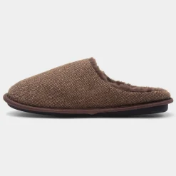 Jo & Joe Howard Mens Brown Mule Slipper