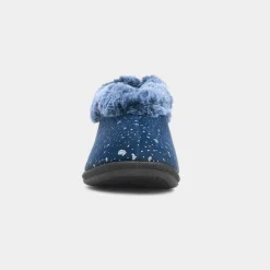 Jo & Joe Jacinta Womens Navy Wider Fit Slippers