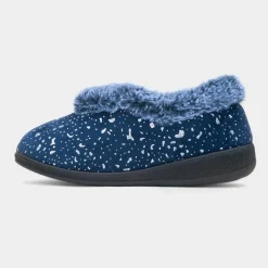Jo & Joe Jacinta Womens Navy Wider Fit Slippers