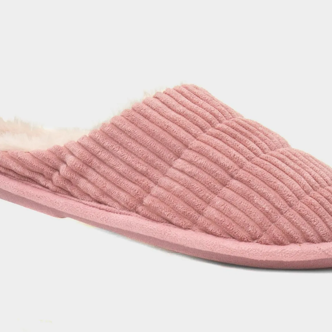 Jo & Joe Linea Womens Pink Mule Slipper