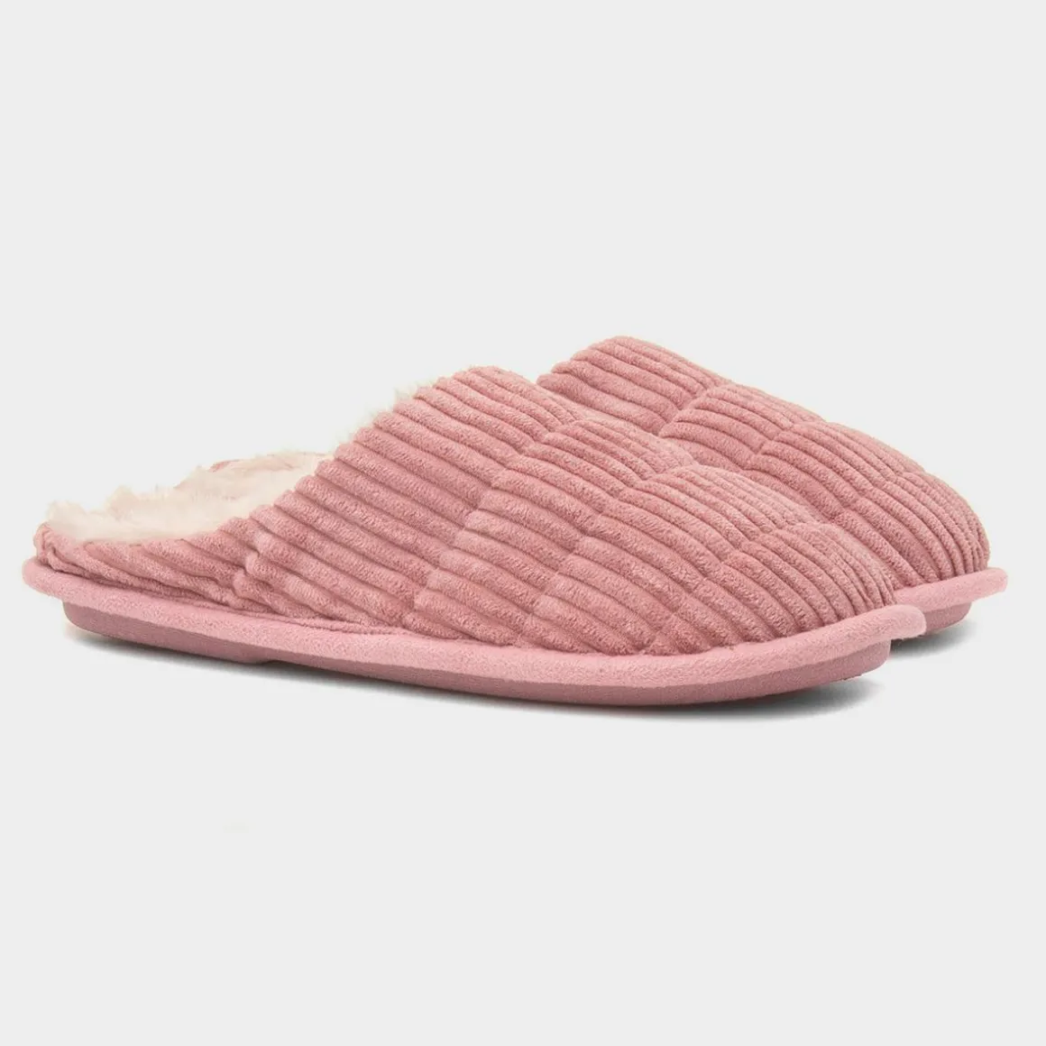 Jo & Joe Linea Womens Pink Mule Slipper