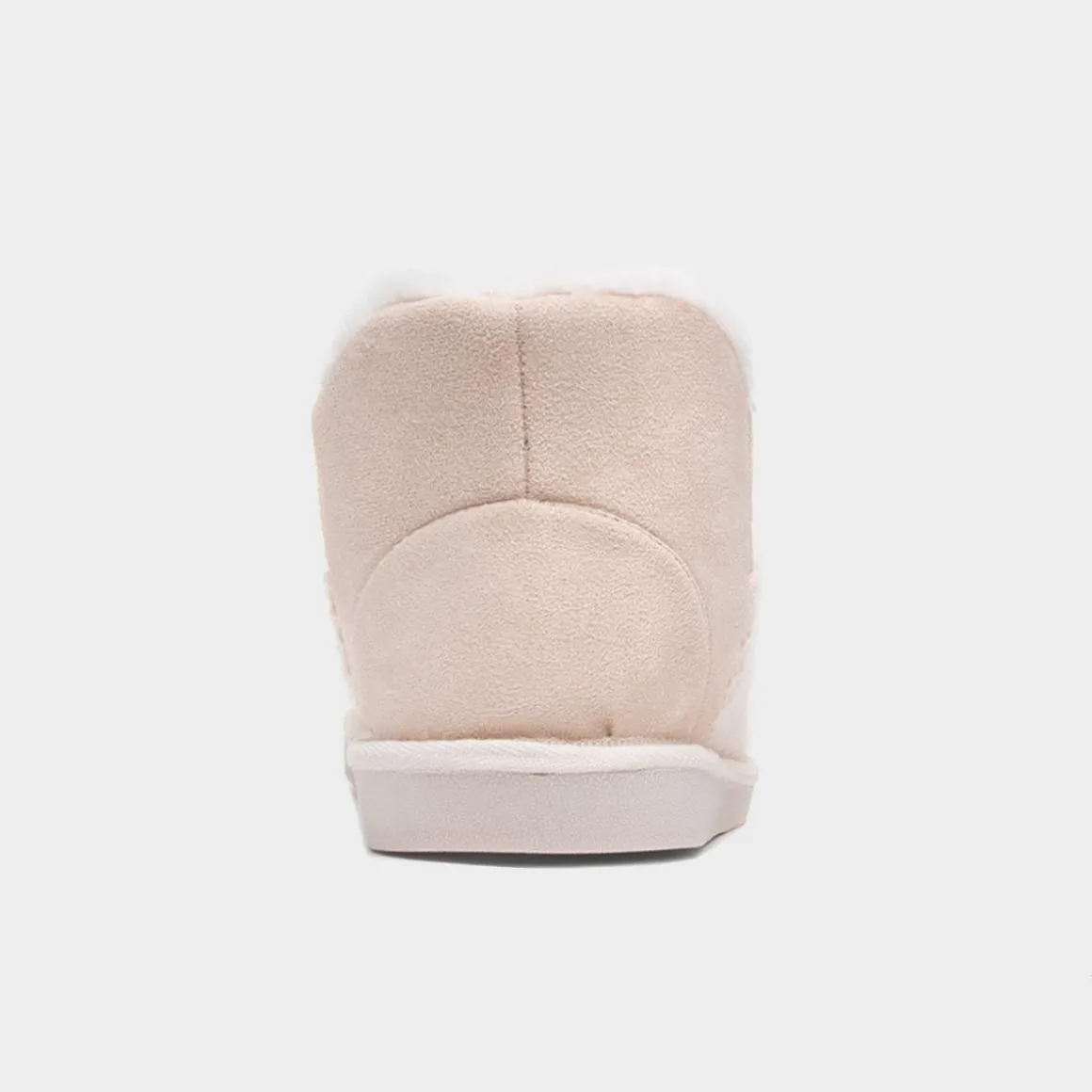 Jo & Joe Rosanna Womens Cream Bootie Slipper