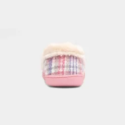 Jo & Joe Thistle Womens Pink Tartan Moccasin