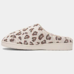 Jo & Joe Tribeca Womens Beige Leopard Slipper