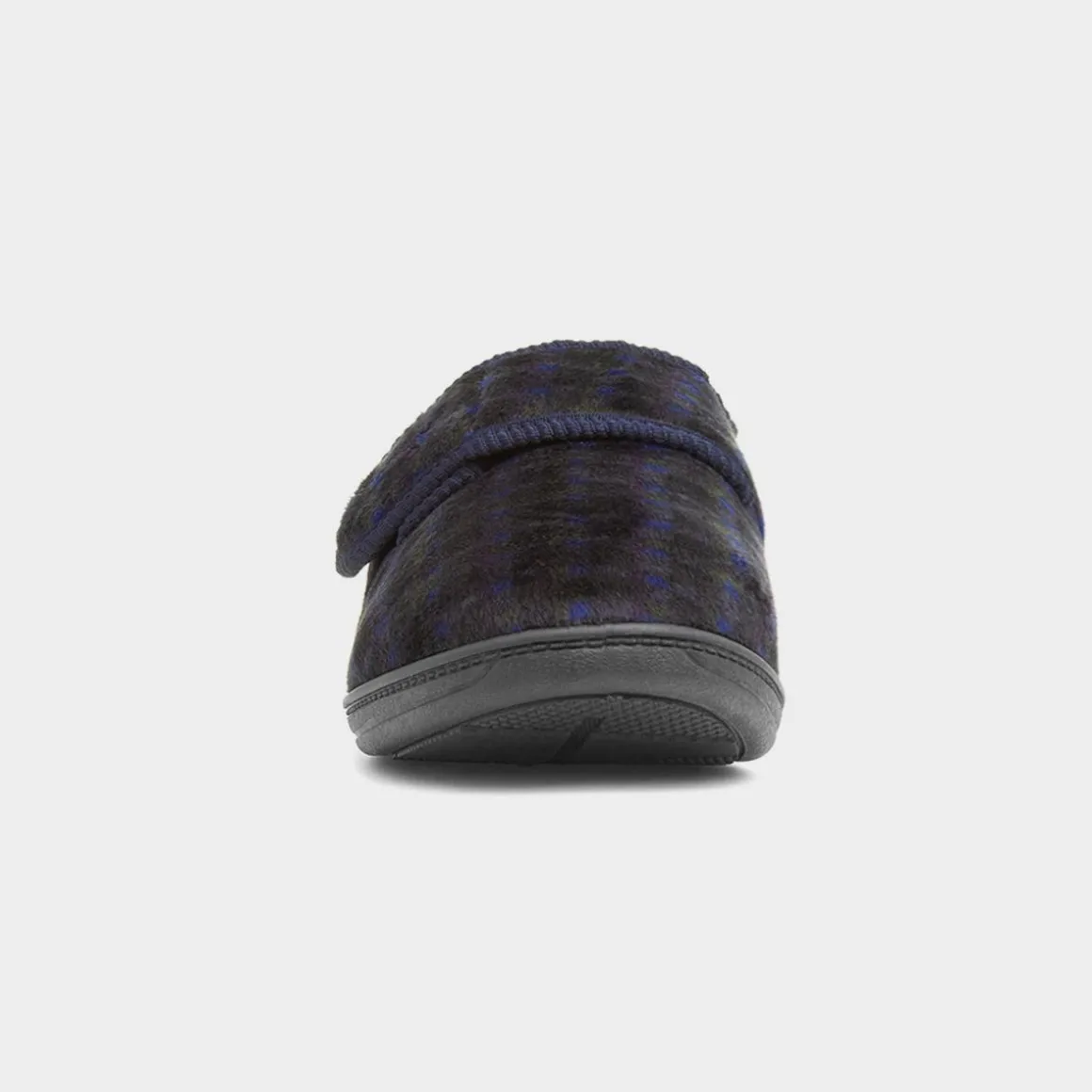 Jo & Joe Vernon Mens Navy Wider Fitting Slipper