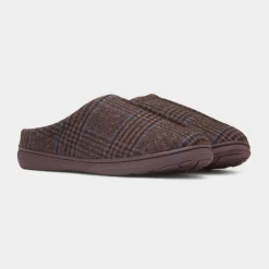 Jo & Joe Wexford Mens Brown Mule Slipper