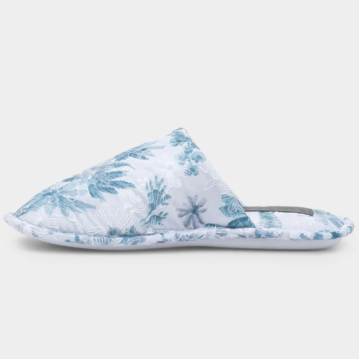 Jo & Joe Womens Hawaii Blue Mule Slipper