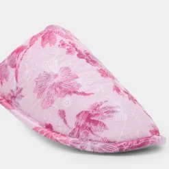 Jo & Joe Womens Hawaii Pink Mule Slipper