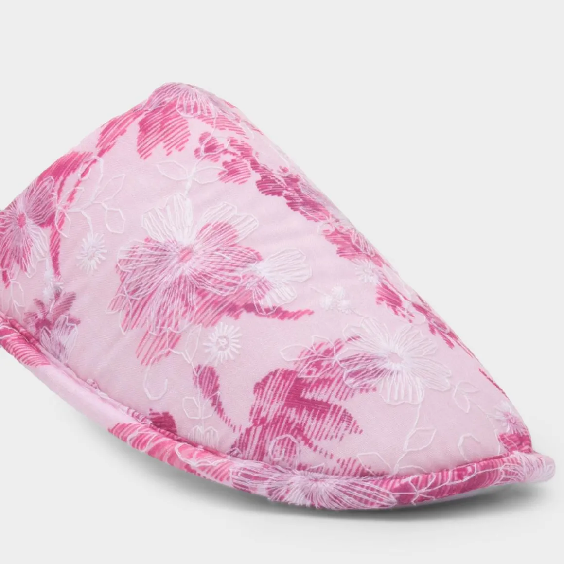 Jo & Joe Womens Hawaii Pink Mule Slipper