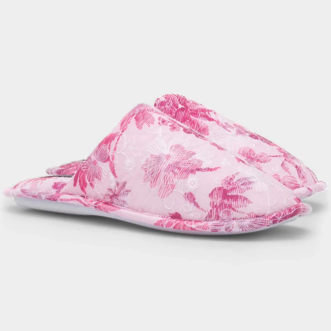 Jo & Joe Womens Hawaii Pink Mule Slipper