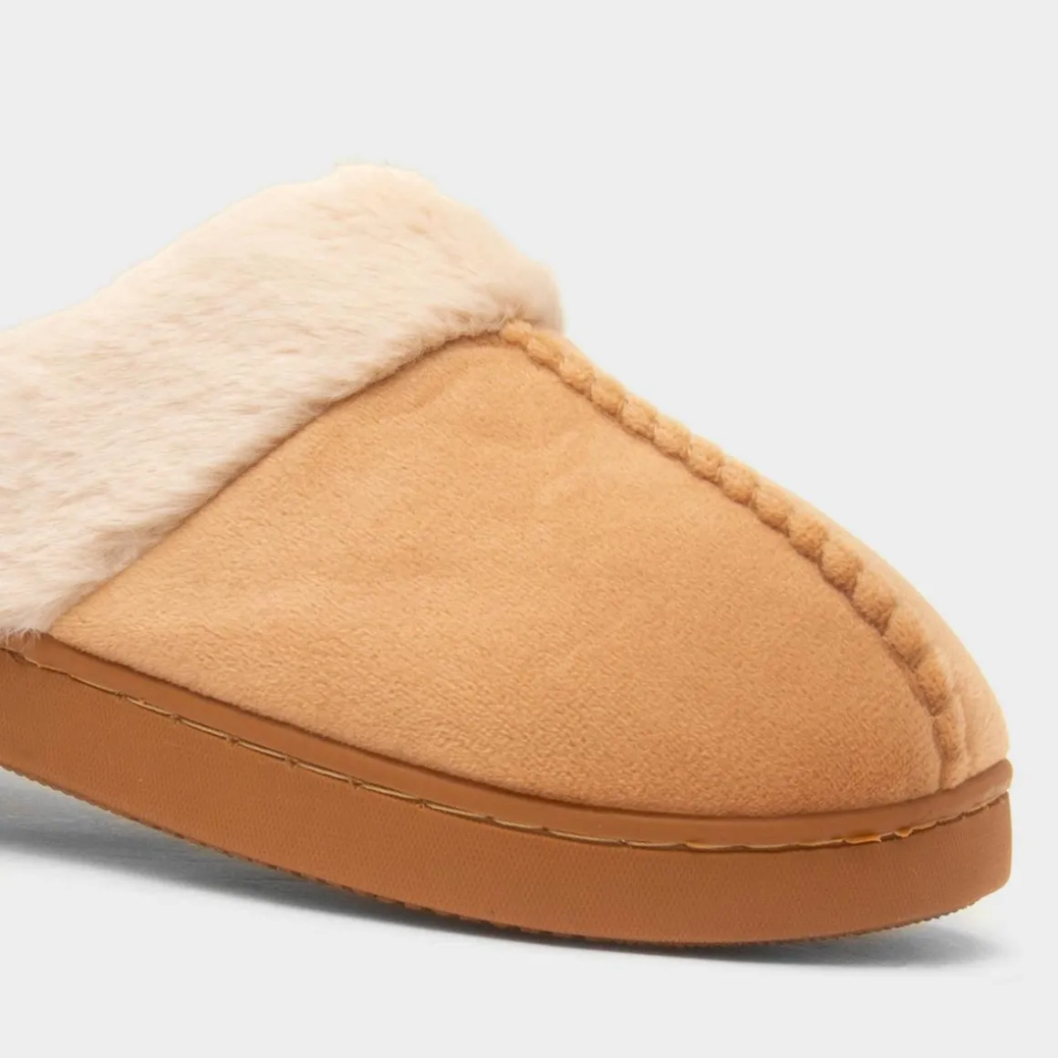 Jo & Joe Zoe Womens Chestnut Mule Slipper