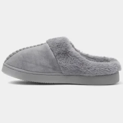 Jo & Joe Zoe Womens Grey Mule Slipper