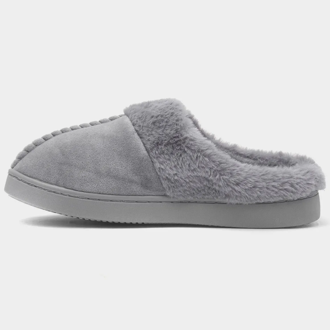 Jo & Joe Zoe Womens Grey Mule Slipper