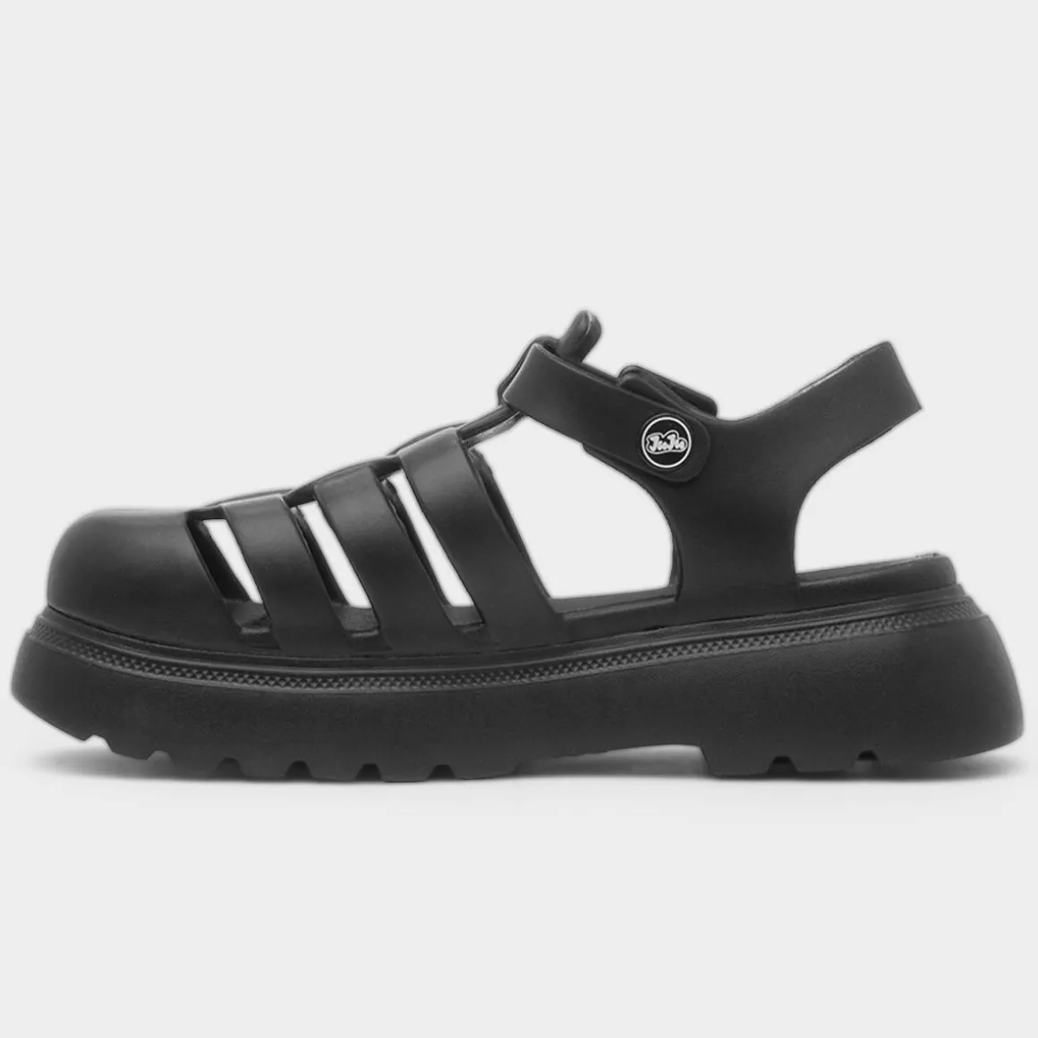 JuJu Angel Womens Black EVA Chunky Sandal