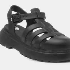 JuJu Angel Womens Black EVA Chunky Sandal