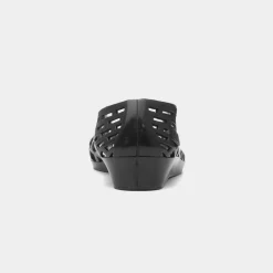JuJu Christabel Womens Black Wedge Jelly Shoe