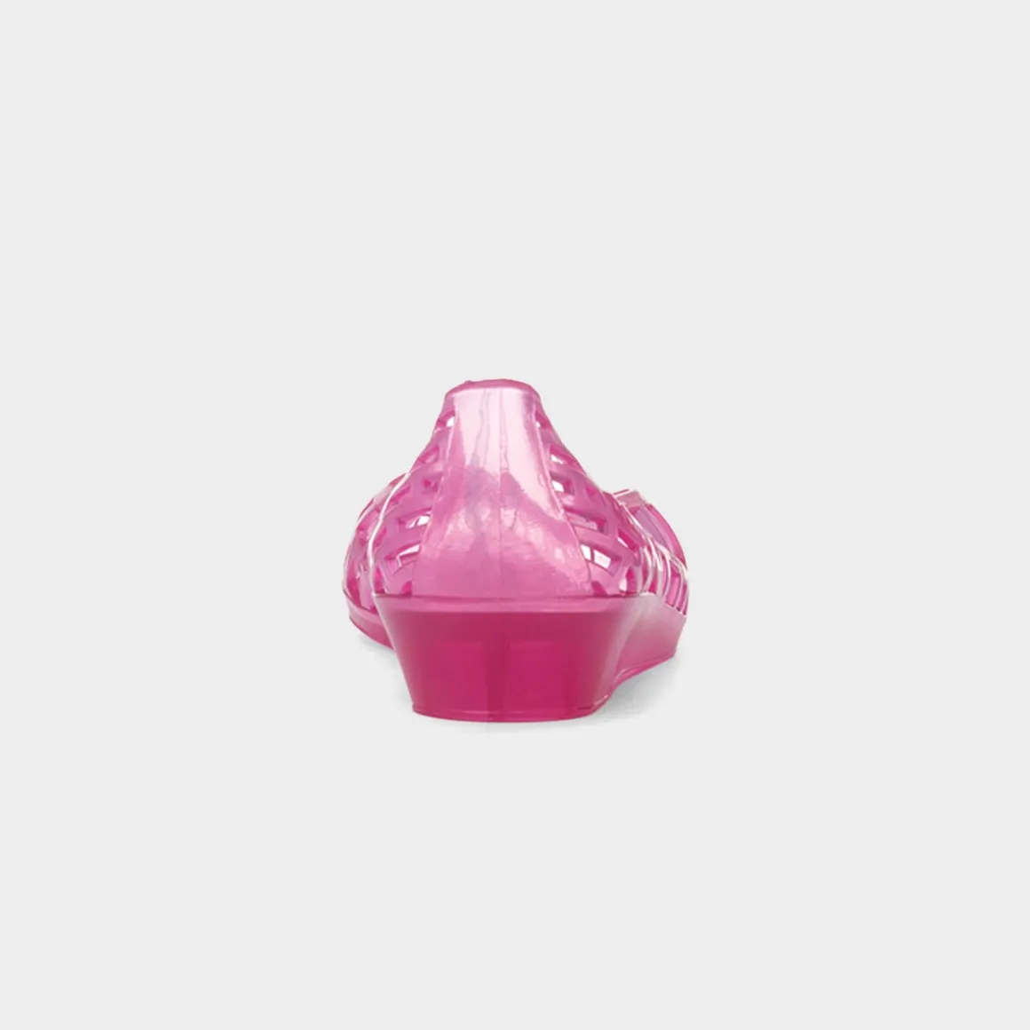 JuJu Christabel Womens Pink Wedge Jelly Shoe
