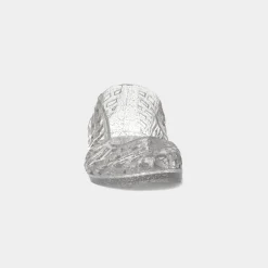 JuJu Christabel Womens Silver Glitter Jelly Shoe