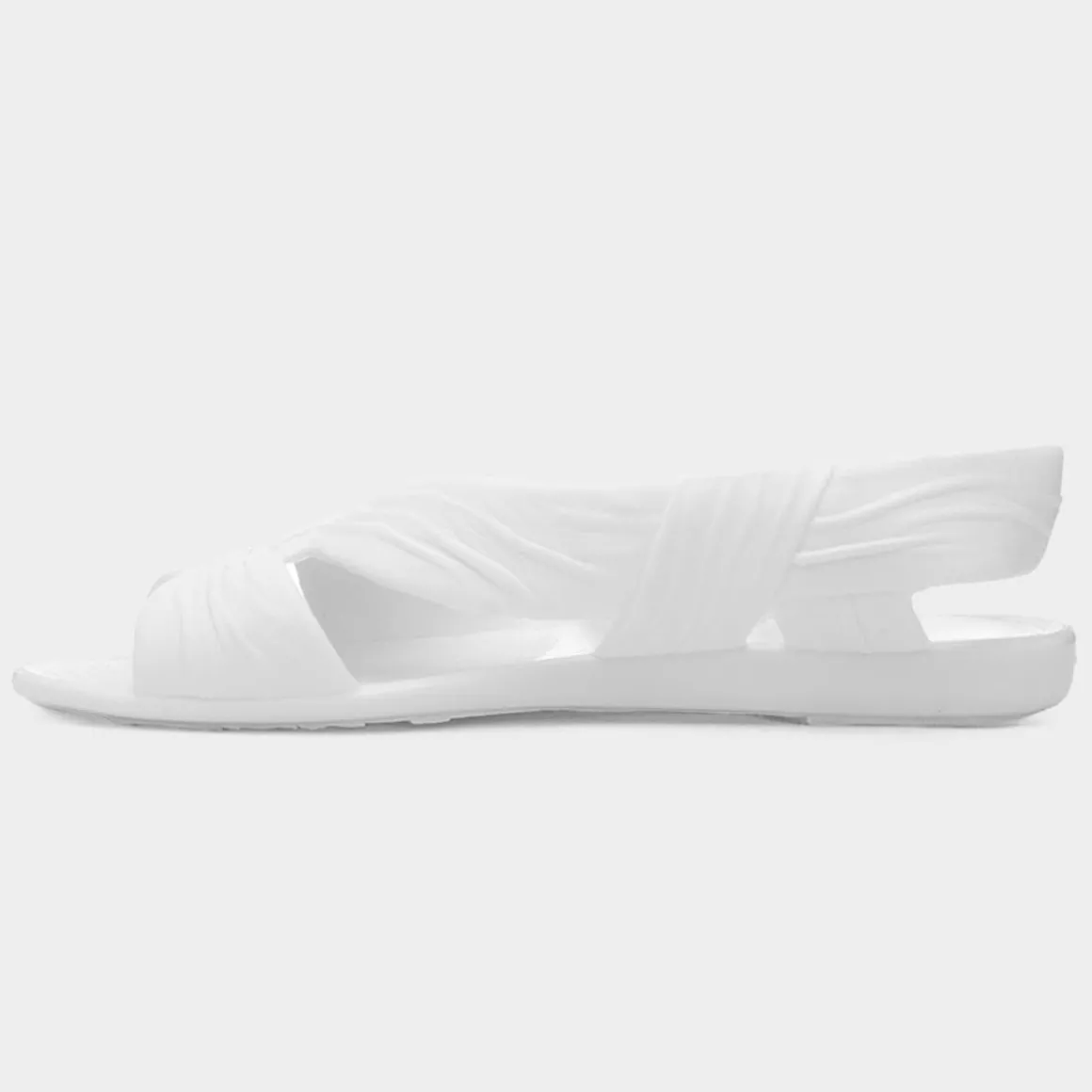 JuJu Fergie Womens White Jelly Sandal