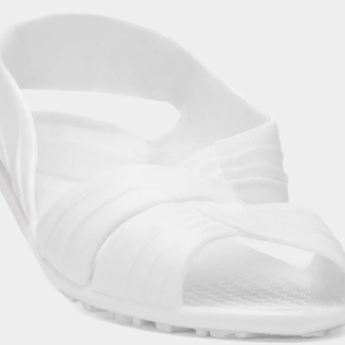 JuJu Fergie Womens White Jelly Sandal