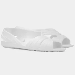 JuJu Fergie Womens White Jelly Sandal