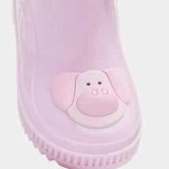 JuJu Kids Pink Pig Welly