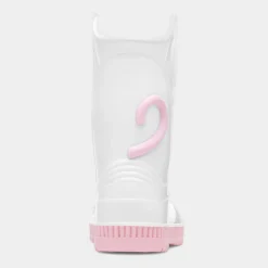 JuJu Kids White Mouse Welly