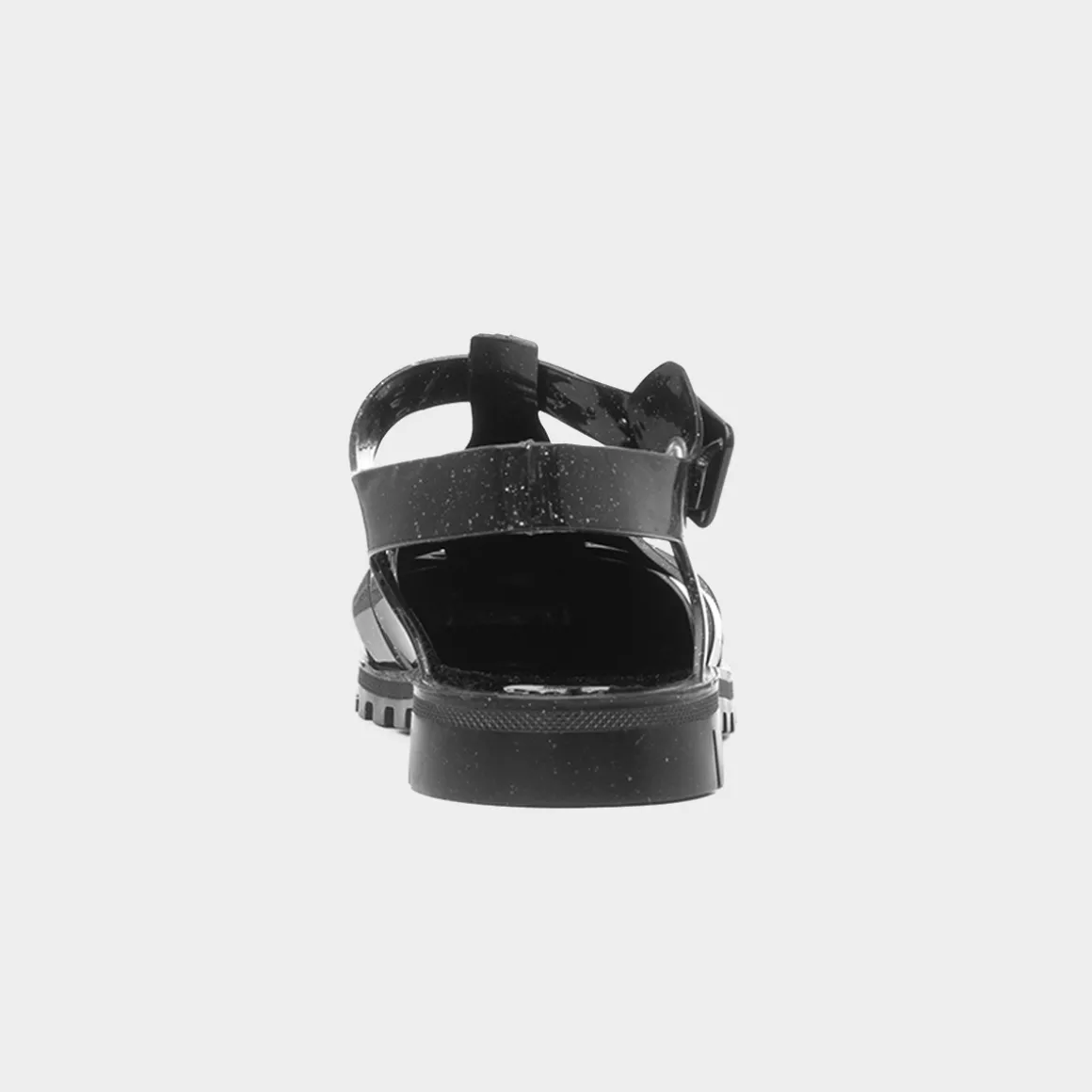 JuJu Maxi Womens Black Jelly Sandal