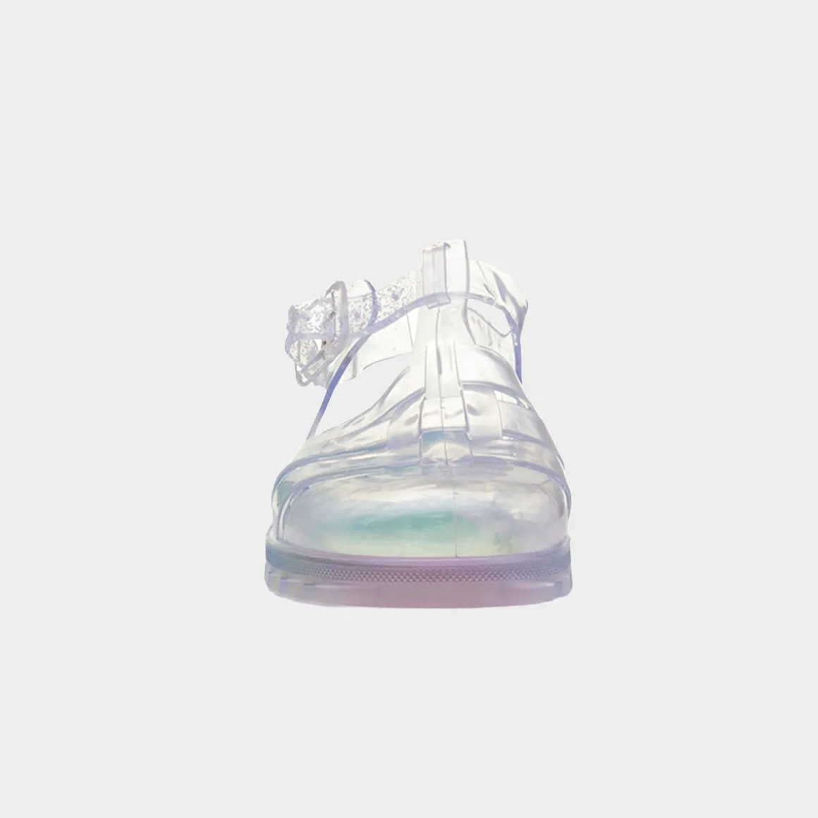 JuJu Maxi Womens Multi Rainbow Jelly Sandal