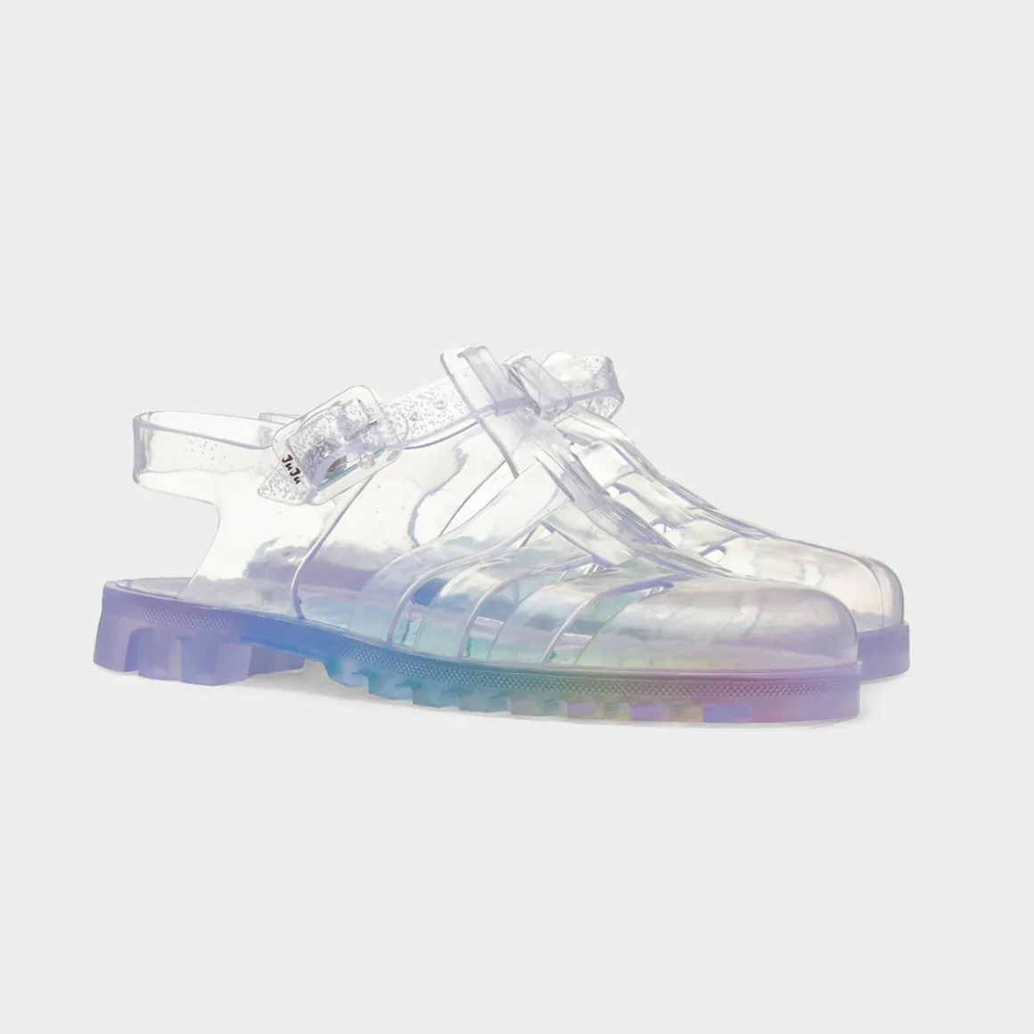 JuJu Maxi Womens Multi Rainbow Jelly Sandal