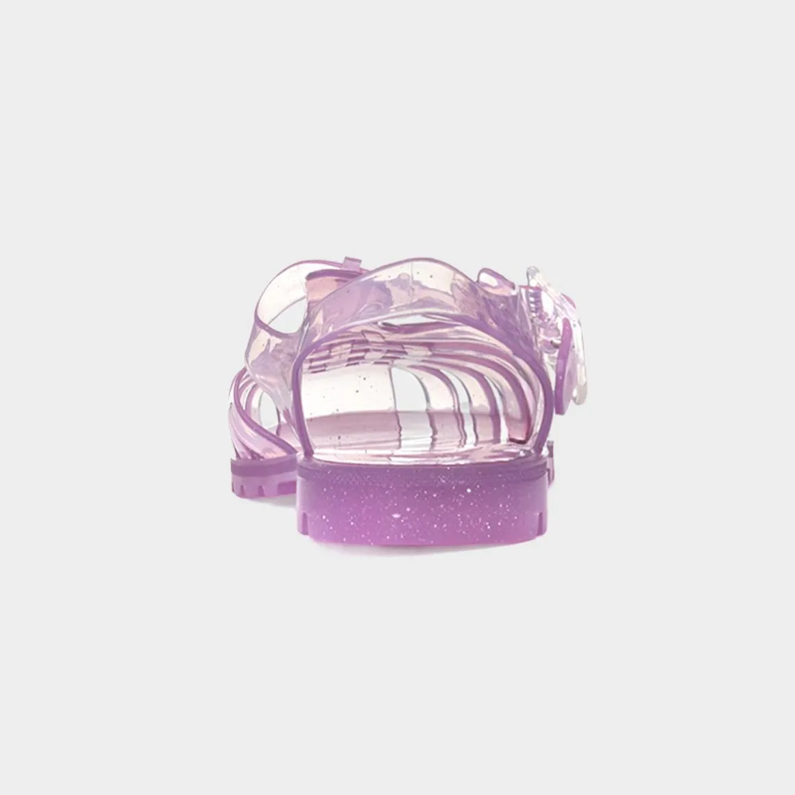 JuJu Reilly Womens Amethyst Sparkle Jelly Sandal