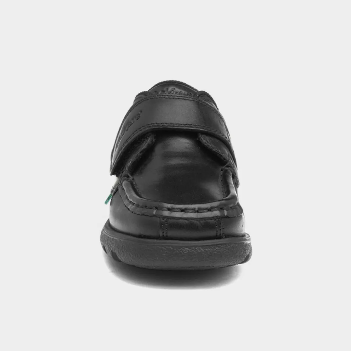 Kickers Fragma Boys Black Leather Shoe