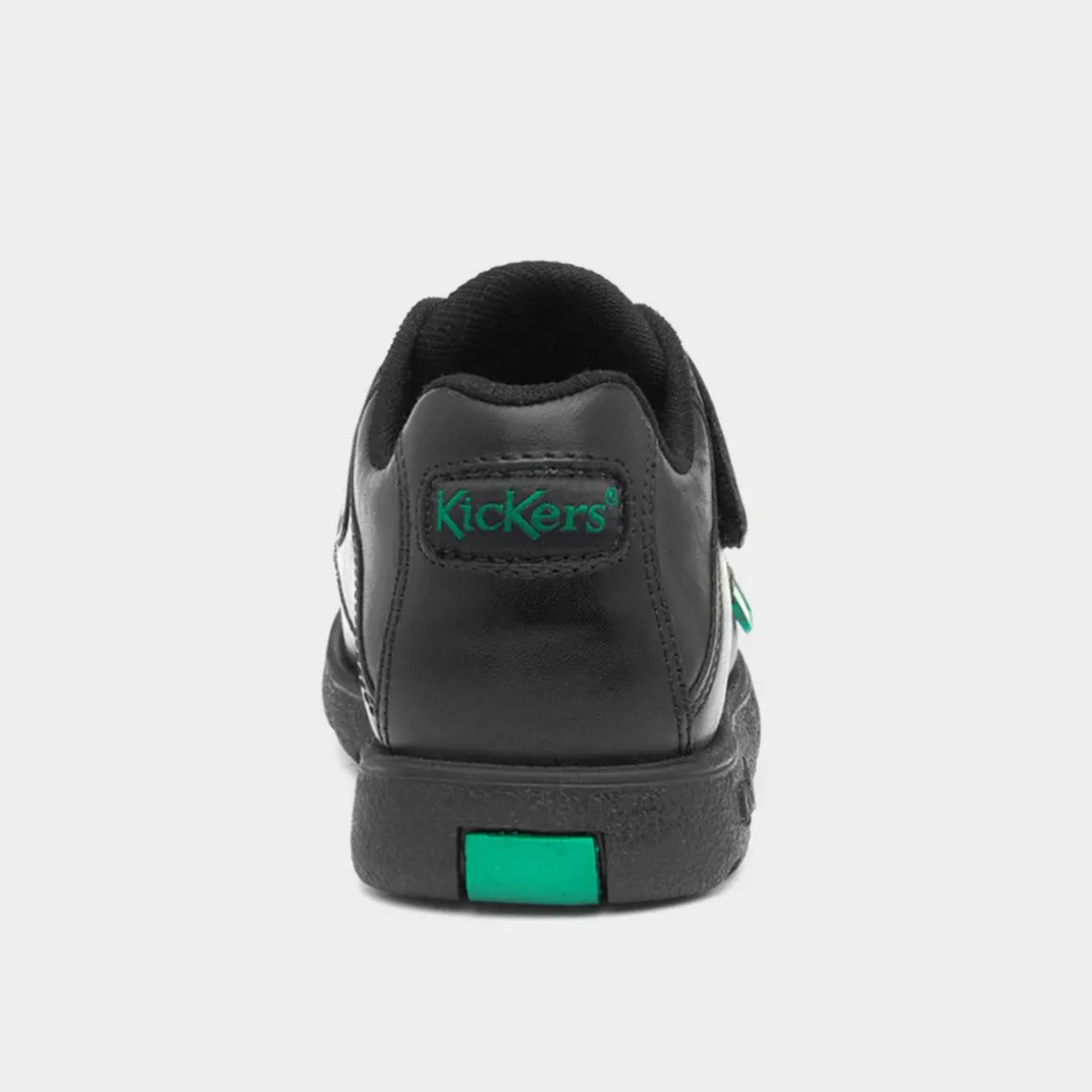 Kickers Fragma Boys Black Leather Shoe