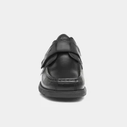 Kickers Fragma Boys Leather Shoe in Black