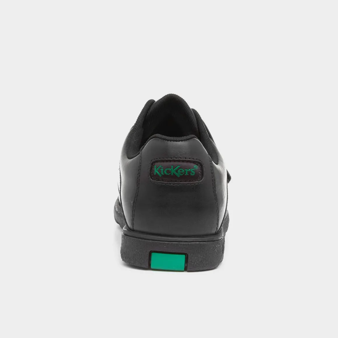 Kickers Fragma Boys Leather Shoe in Black